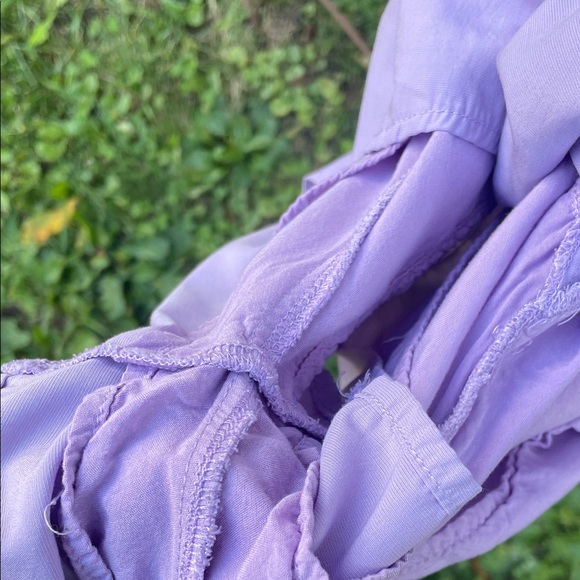 Lavender Ruffled Romper - Picture 6 of 7